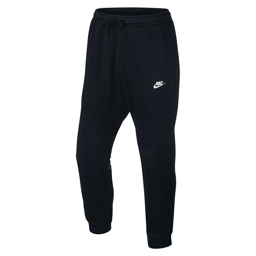 Nike Mens Sportswear Jogger Club Pants Black / White XXL Adult | Rebel ...