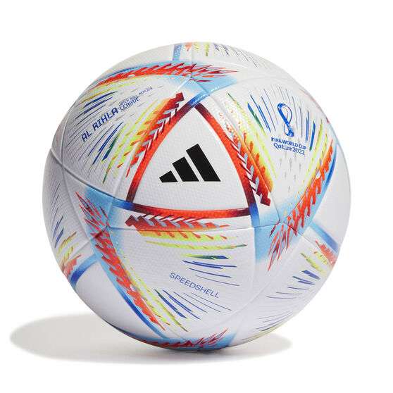 adidas Al Rihla 2022 World Cup Replica League Ball, White, rebel_hi-res