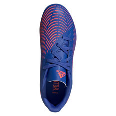 adidas Predator Edge .4 Kids Football Boots, Blue/Red, rebel_hi-res