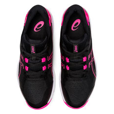 Asics GEL Netburner Academy 9 Womens Netball Shoes, Black/Pink, rebel_hi-res