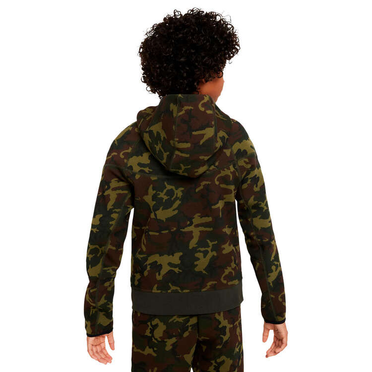 Nike Kids Sportswear Tech Fleece Camo Jacket, Camouflage, rebel_hi-res