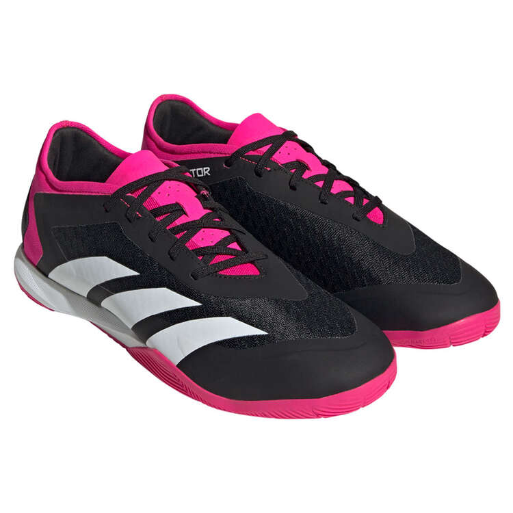 adidas Predator Accuracy .3 Low Indoor Soccer Shoes, Black/White, rebel_hi-res