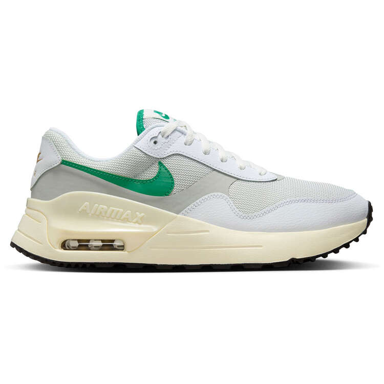 Nike Air Max SYSTM Mens Casual Shoes White/Green US 7, White/Green, rebel_hi-res