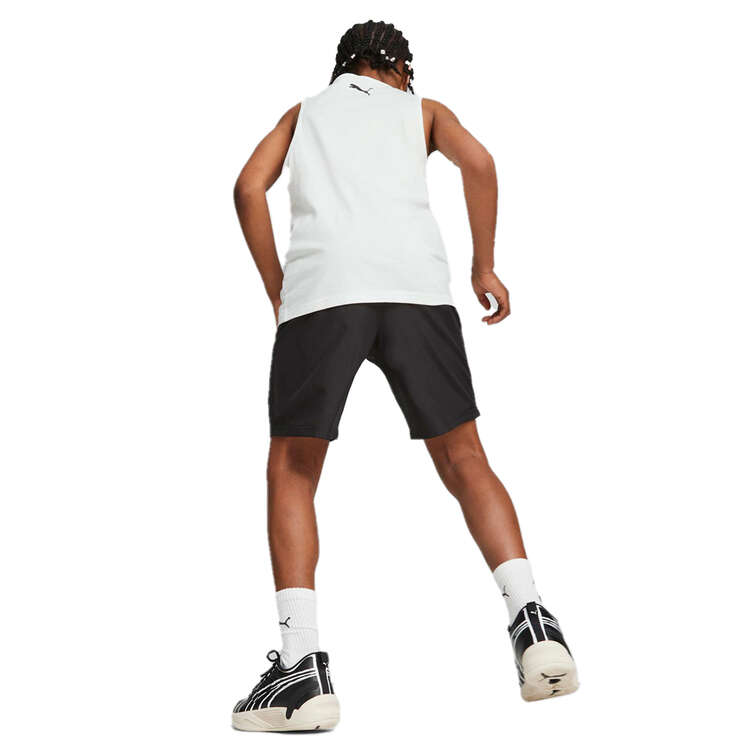 Puma Kids Basketball Clyde Shorts, Black, rebel_hi-res