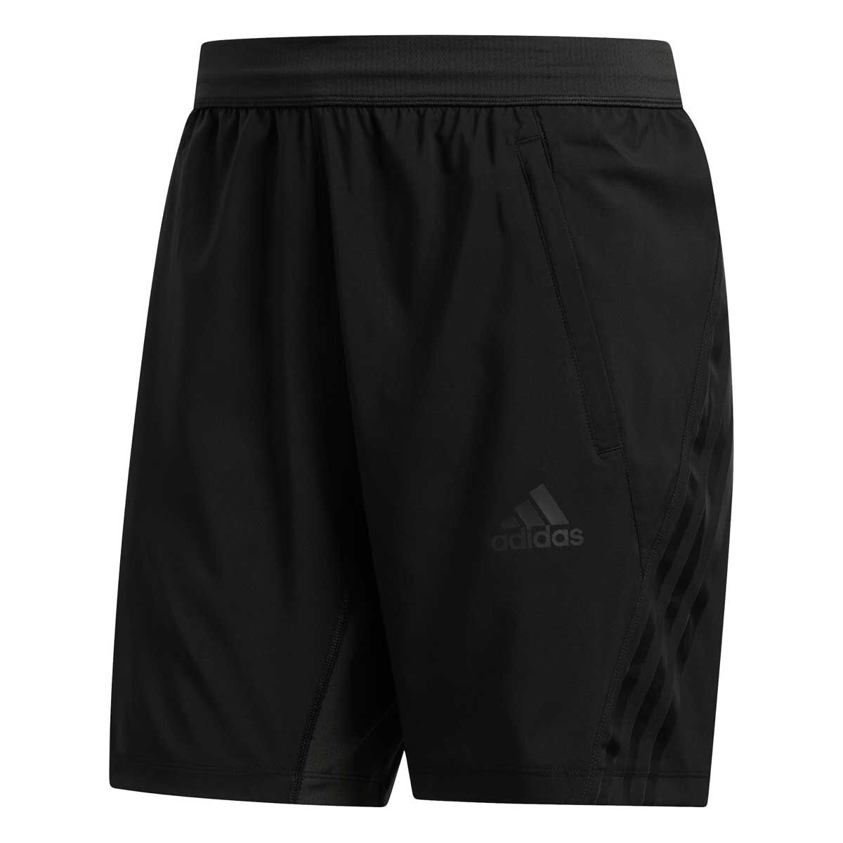 adidas 3 stripe training shorts mens