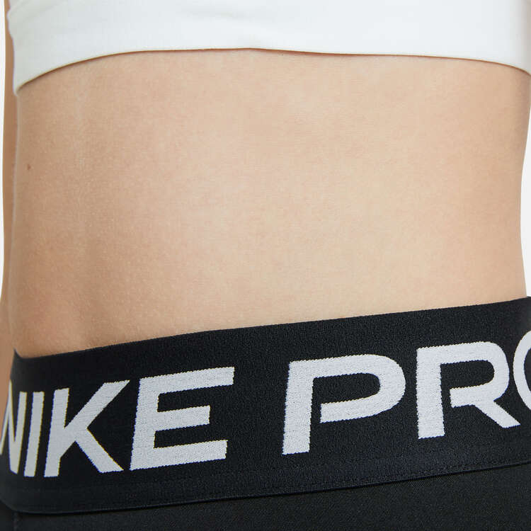 Nike Pro Girls Tights, Black, rebel_hi-res