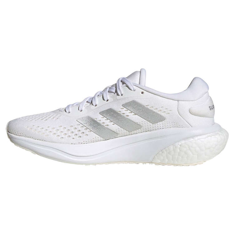adidas Supernova 2 Womens Running Shoes, White/Silver, rebel_hi-res