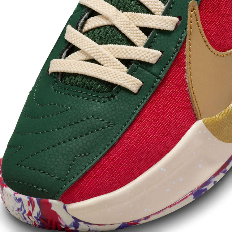 Nike Freak 5 PS Kids Basketball Shoes Red/Gold US 13, Red/Gold, rebel_hi-res