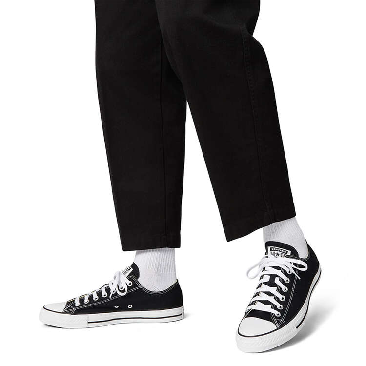 Converse Chuck Taylor All Star Low Casual Shoes, Black/White, rebel_hi-res