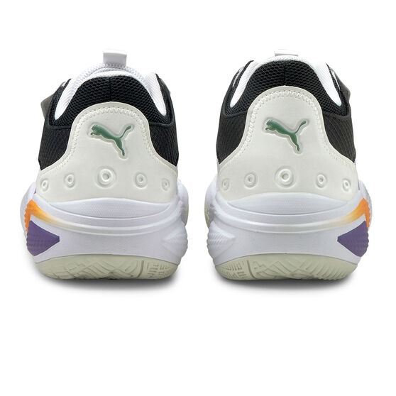 Puma Court Rider 1 Basketball Shoes, White/Purple, rebel_hi-res