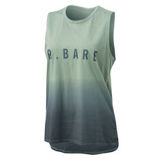 Running Bare Womens Easy Rider Muscle Tank, Moss, rebel_hi-res