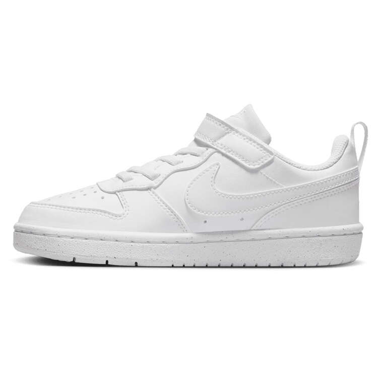 Nike Court Borough Low Recraft PS Kids Casual Shoes White US 11, White, rebel_hi-res