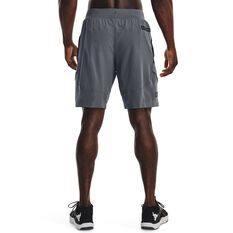 Under Armour Project Rock Mens Unstoppable Shorts, Grey, rebel_hi-res