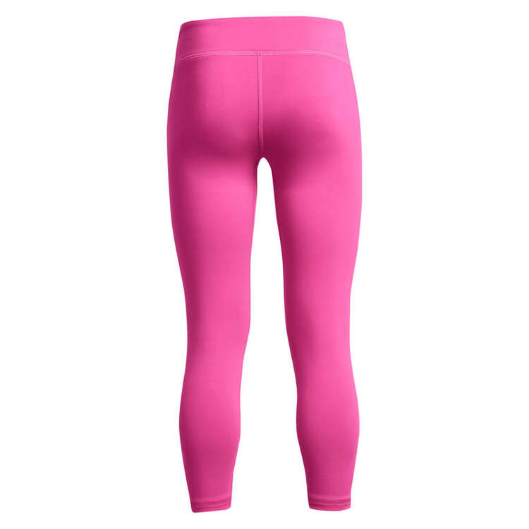 Under Armour Kids Motion Solid Cropped Tights, Pink, rebel_hi-res
