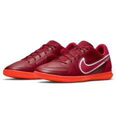 Nike Tiempo Legend Club 9 Indoor Soccer Shoes, Red/Green, rebel_hi-res