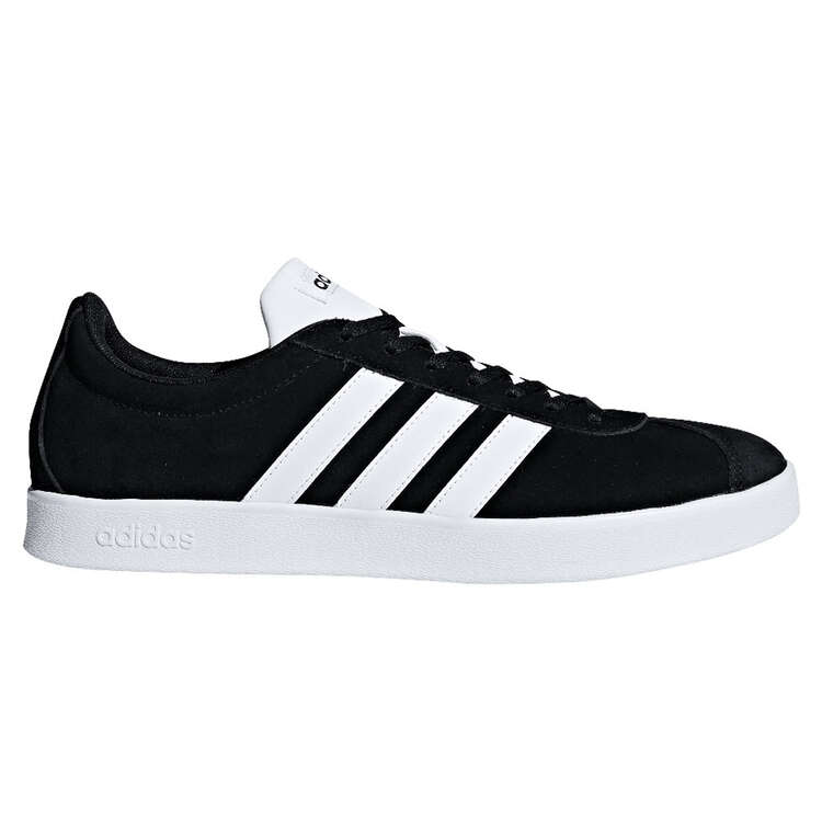 adidas VL Court 2.0 Mens Casual Shoes, Black/White, rebel_hi-res