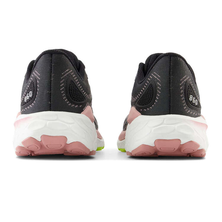 New Balance Fresh Foam X 860 v13 Womens Running Shoes, Black/Pink, rebel_hi-res