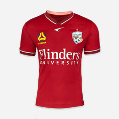 Adelaide United 2021/22 Kids Replica Home Jersey, Red, rebel_hi-res