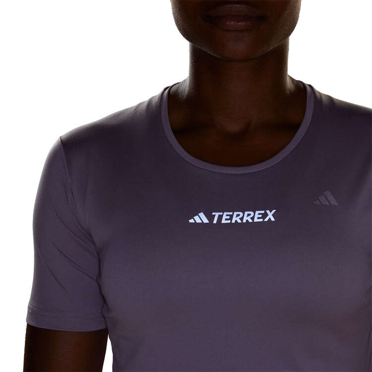 adidas Terrex Womens Multi Tee, Purple, rebel_hi-res