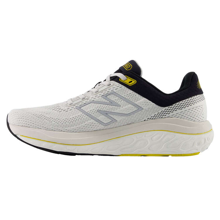 New Balance Fresh Foam X 860 v14 Mens Running Shoes White/Black US 7, White/Black, rebel_hi-res