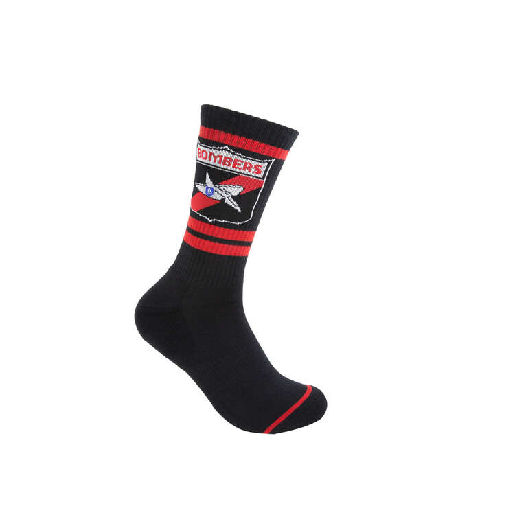 Essendon Bombers Sneaker Socks 2 Pack, , rebel_hi-res