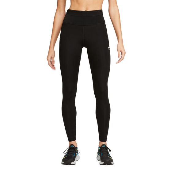 Nike Womens Epic Luxe Mid-Rise Trail Running Tights, Black, rebel_hi-res