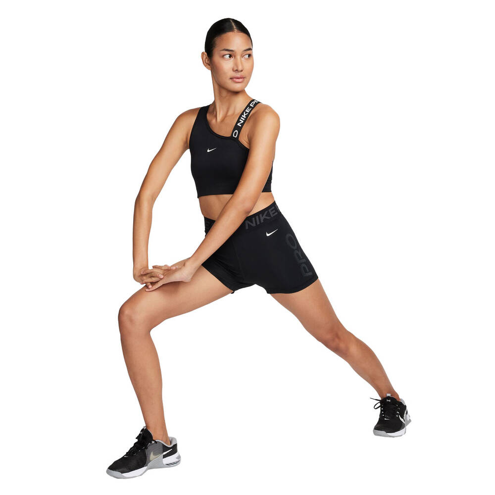Nike Pro Womens Dri-FIT Mid-Rise 3 inch Shorts | Rebel Sport