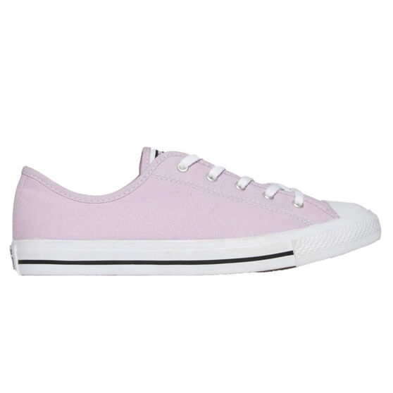 Converse Chuck Taylor Dainty Low Womens Casual Shoes, Lilac/White, rebel_hi-res