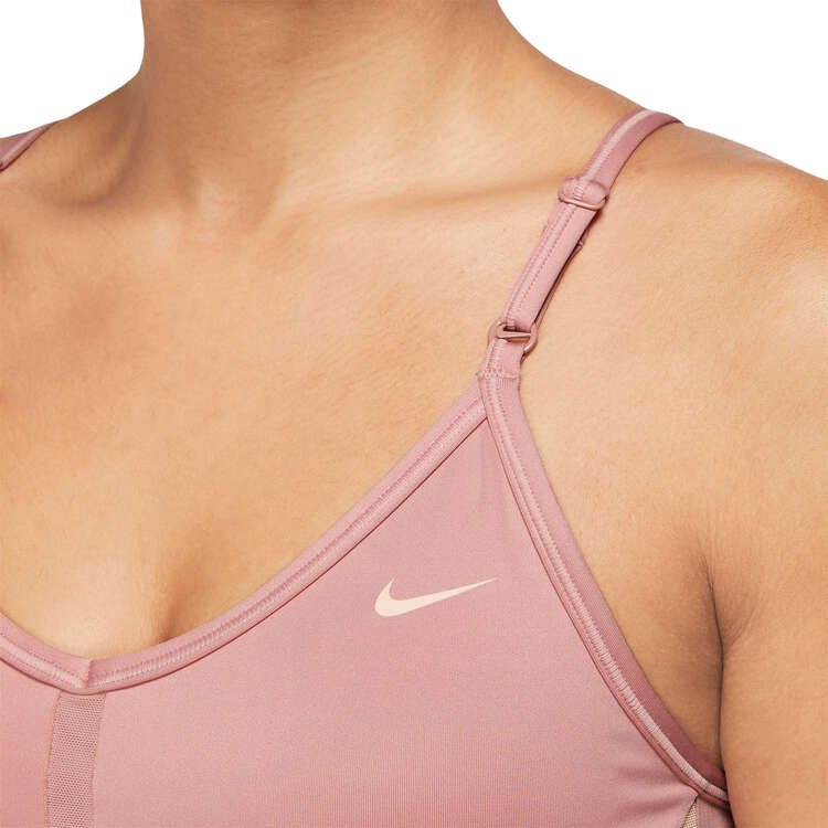 Nike Womens Dri-FIT Indy Padded Sports Bra, Pink, rebel_hi-res