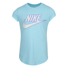 Nike Girls Futura Aura Tee Blue 4, Blue, rebel_hi-res