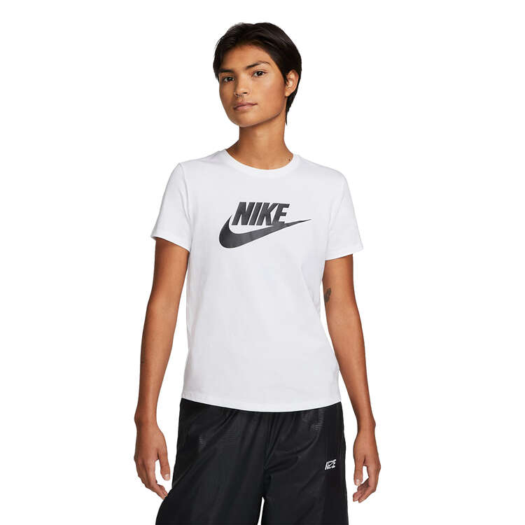 Nike Womens Sportswear Club Essentials Tee White XS, White, rebel_hi-res