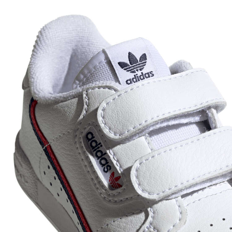 adidas Originals Continental 80 Toddlers Shoes, White, rebel_hi-res
