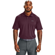 Under Armour Mens Performance 2.0 Polo Shirt, Maroon, rebel_hi-res