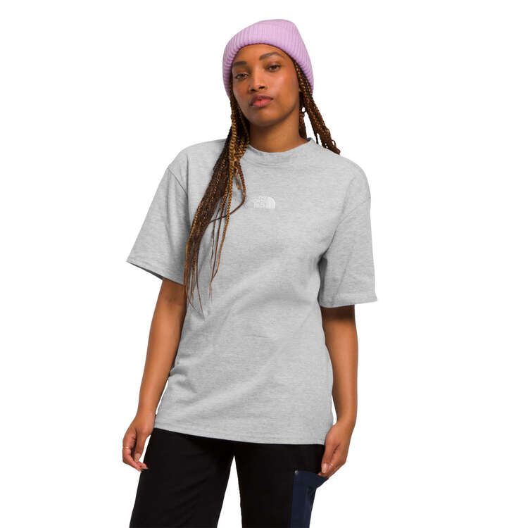 The North Face Womens Evolution Oversize Tee Grey XS, Grey, rebel_hi-res