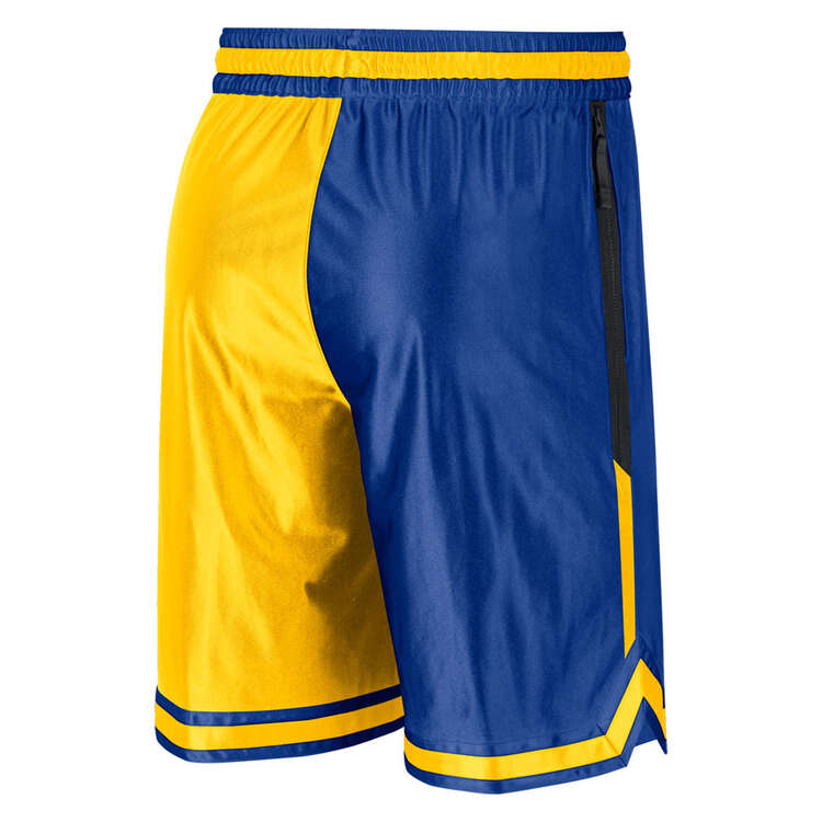 Golden State Warriors Mens Dri-FIT Graphic Basketball Shorts Yellow M, Yellow, rebel_hi-res