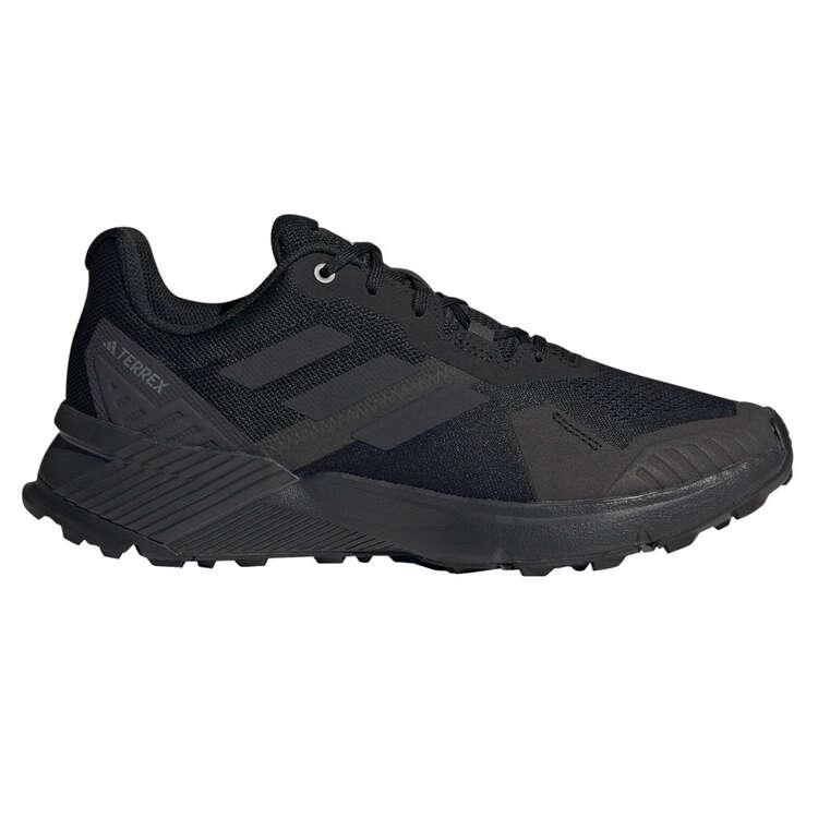 adidas Terrex Soulstride Mens Trail Running Shoes Black/Grey 7, Black/Grey, rebel_hi-res