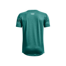 Under Armour Boys Vented Tee, Green, rebel_hi-res