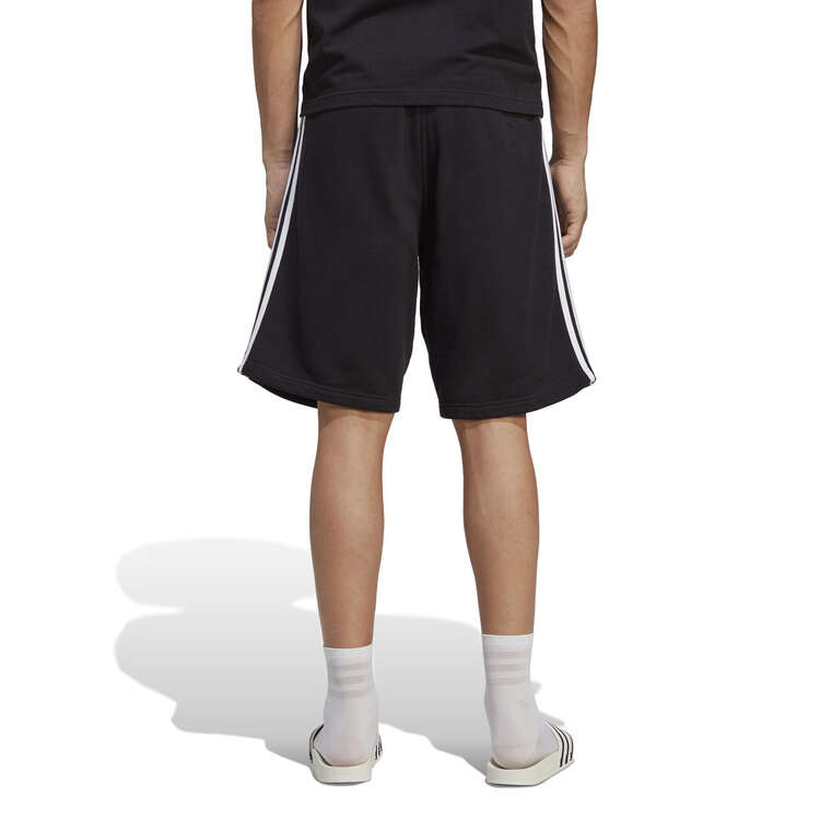 adidas Originals Adicolor Classics 3-Stripes Sweat Shorts, Black, rebel_hi-res