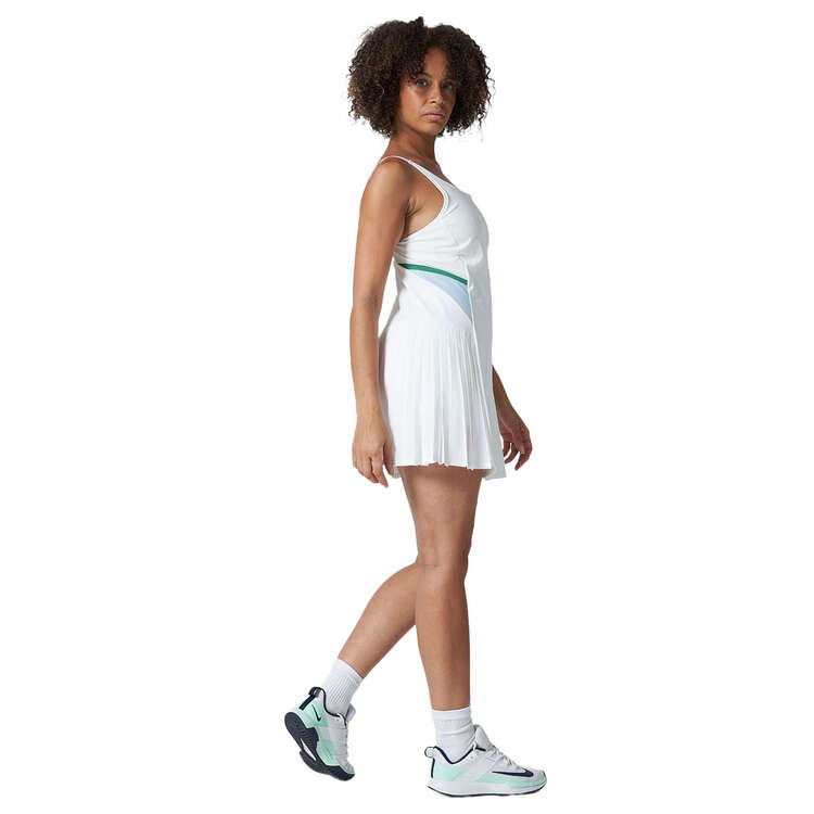 Ell/Voo Womens Tennis Dress, White, rebel_hi-res