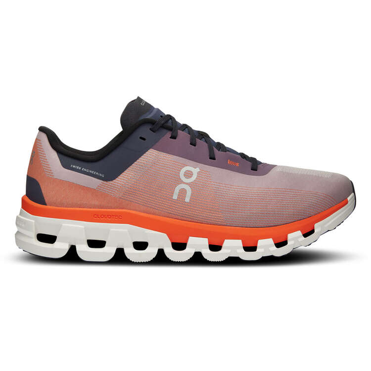On Cloudflow 4 Mens Running Shoes Coral/White US 8, , rebel_hi-res