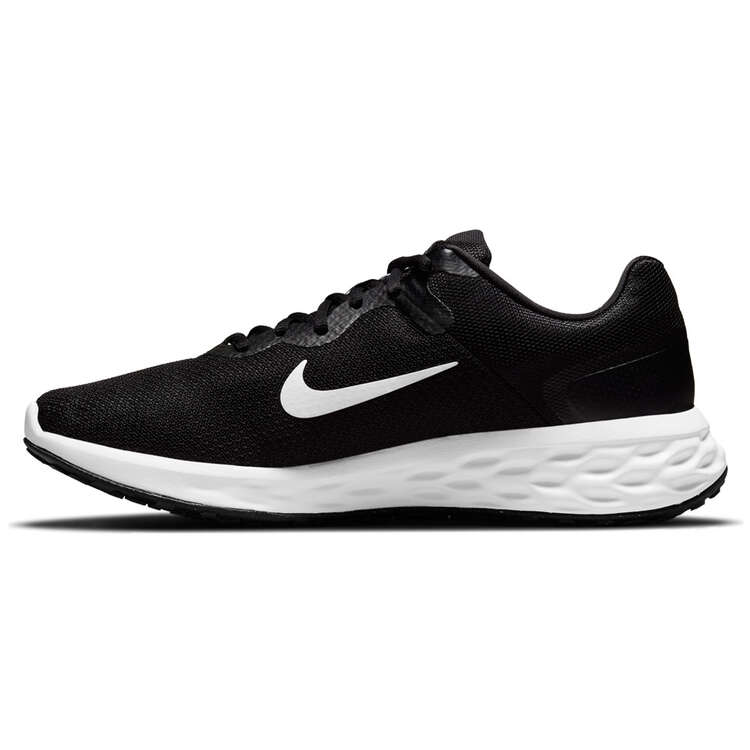 Nike Revolution 6 Next Nature Mens Running Shoes Black/White US 7, Black/White, rebel_hi-res