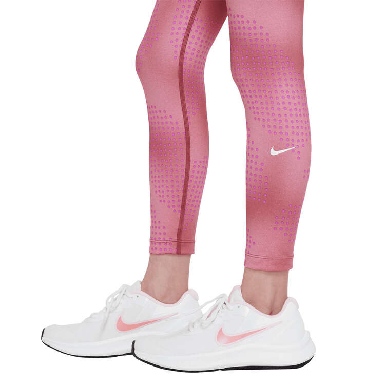Nike Girls Dri-FIT SE Plus One Tights, Print, rebel_hi-res