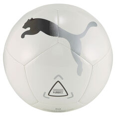 Puma Icon Soccer Ball White/Silver 3, White/Silver, rebel_hi-res