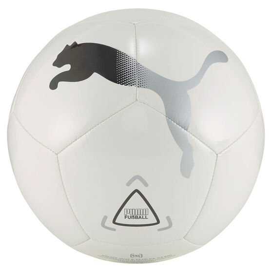 Puma Icon Soccer Ball, White/Silver, rebel_hi-res
