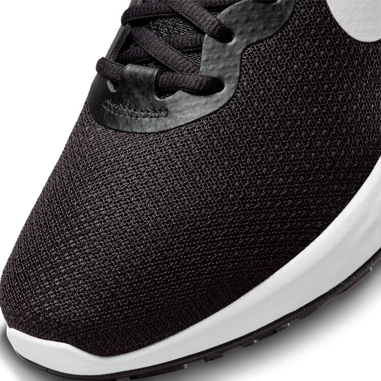Nike Revolution 6 Next Nature 4E Mens Running Shoes Black/White US 8 ...