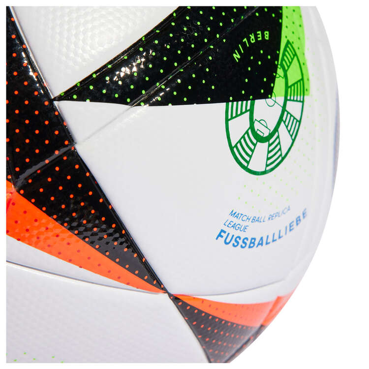 adidas Euro 2024 Fussballliebe League Football, White, rebel_hi-res