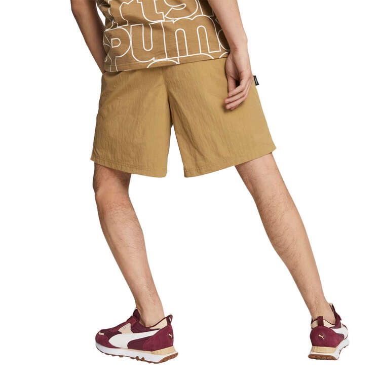 Puma Mens TEAM Relaxed Shorts, Brown, rebel_hi-res