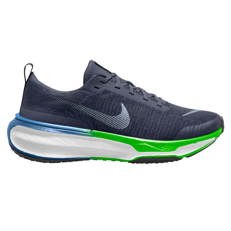 Nike ZoomX Invincible Run Flyknit 3 Mens Running Shoes Black/Grey US 7, Black/Grey, rebel_hi-res