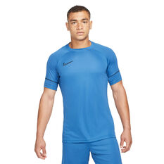 Nike Mens Dri-FIT Academy 21 Football Tee Blue XS, Blue, rebel_hi-res
