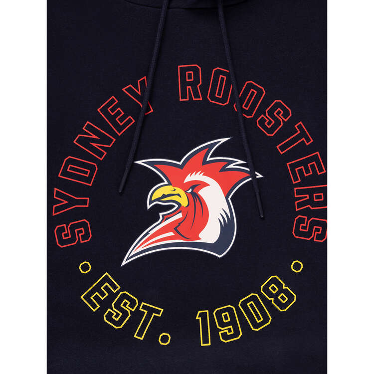 Sydney Roosters Kids 2024 Supporter Hoodie Navy 8, Navy, rebel_hi-res